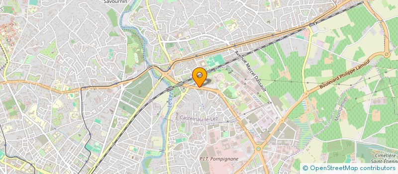 localisation de l'entreprise CASTELNAUSEC  CASTELNAU-LE-LEZ
