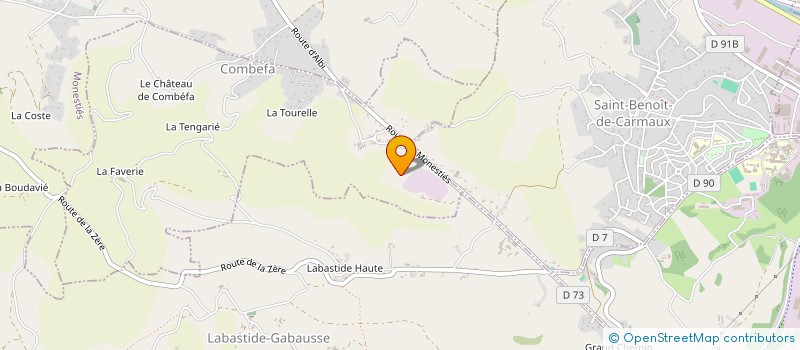 localisation de l'entreprise CASTELNOW SOCIETY  COMBEFA