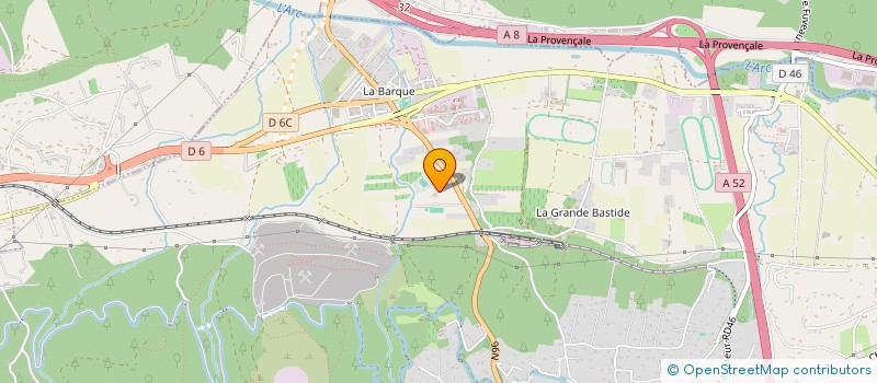 localisation de l'entreprise CASTELSOL  FUVEAU