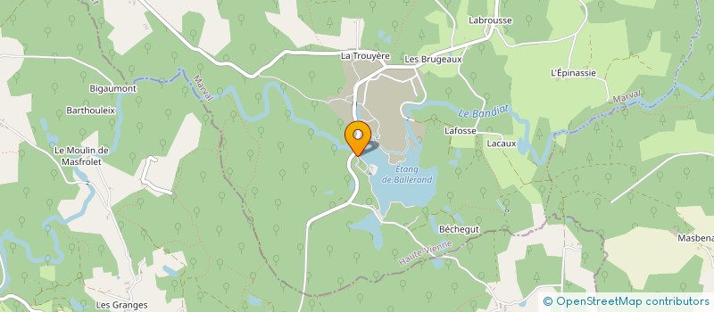 localisation de l'entreprise CASTELTOUR à MARVAL