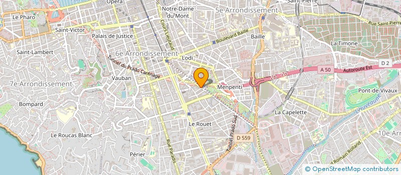localisation de l'entreprise CASTELVETRANO à MARSEILLE