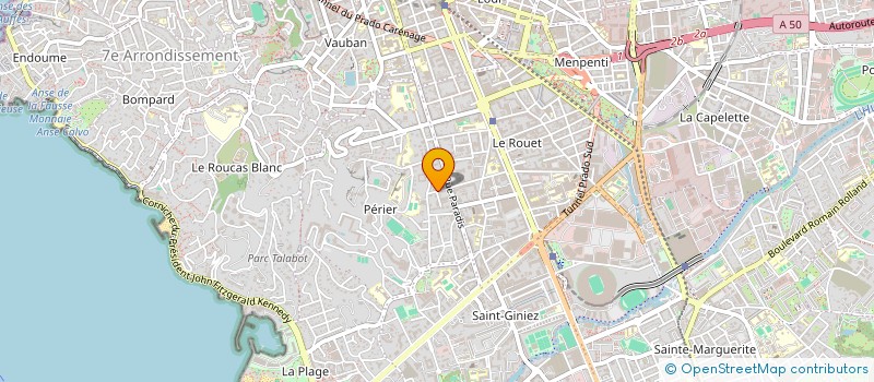 localisation de l'entreprise CASTELVIEIL à MARSEILLE