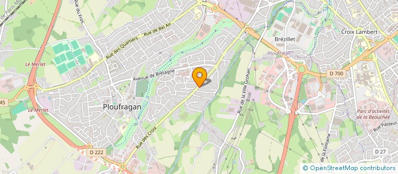 localisation de l'entreprise CASTENANGO  PLOUFRAGAN