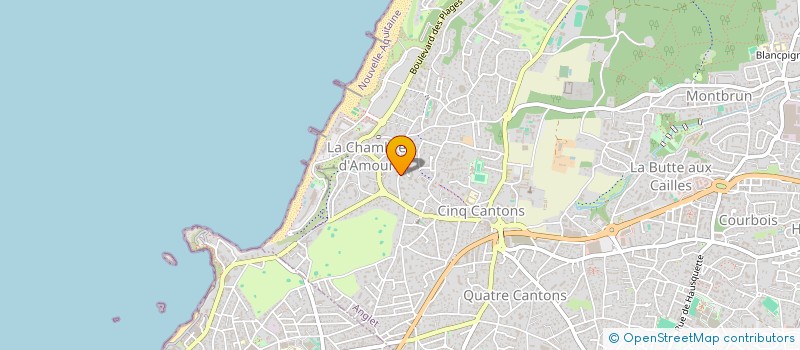 localisation de l'entreprise CASTERA à ANGLET