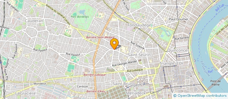 localisation de l'entreprise CASTERA EXPERTISES  BORDEAUX