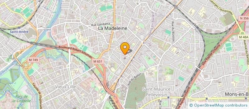 localisation de l'entreprise CASTERAN-DJUKANOVIC à LA MADELEINE