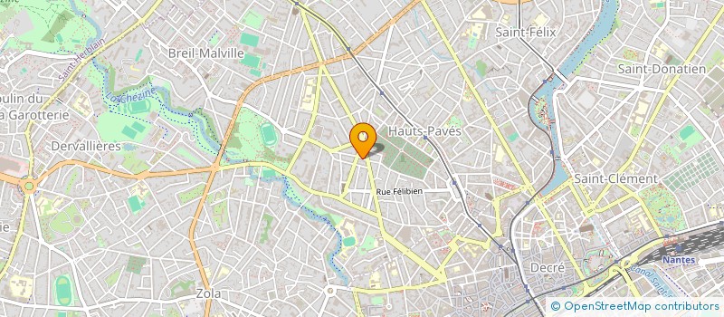 localisation de l'entreprise CASTERAUDIERE  NANTES