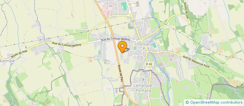 localisation de l'entreprise CASTET  LIVRON