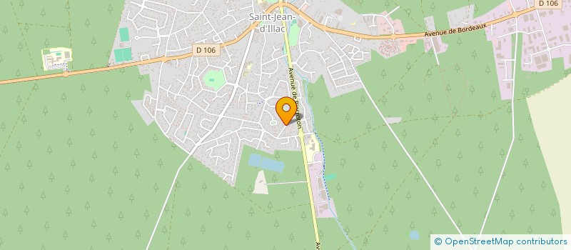 localisation de l'entreprise CASTET FRERES à SAINT-JEAN-D'ILLAC