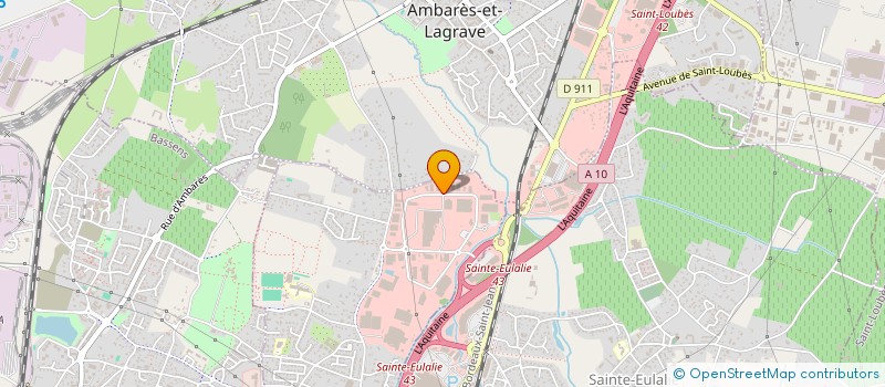 localisation de l'entreprise CASTET MENUISERIE PRODUCTION à CARBON-BLANC