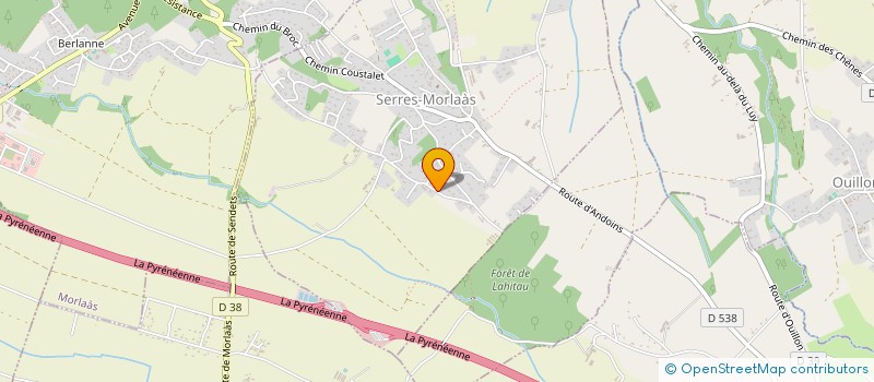 localisation de l'entreprise CASTETNAU LMNP INDIVISION  SERRES-MORLAAS