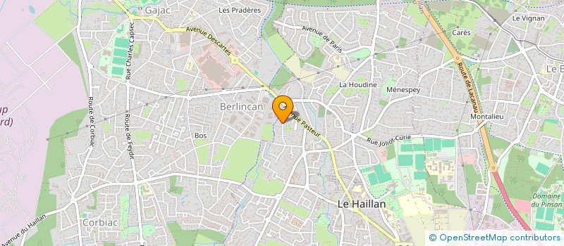 localisation de l'entreprise CASTETS à LE HAILLAN