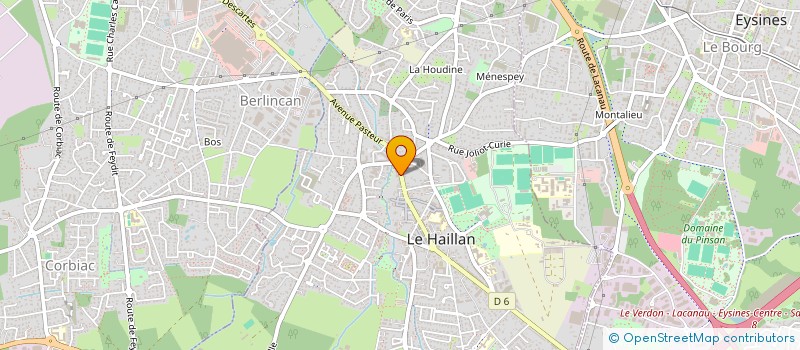 localisation de l'entreprise CASTETS ET MAIXENT à LE HAILLAN