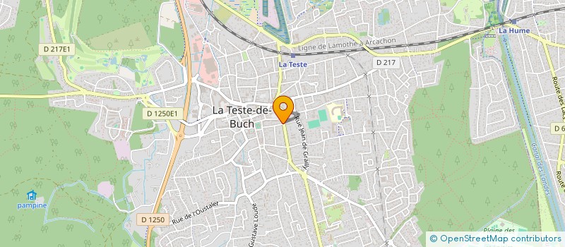 localisation de l'entreprise CASTETS G à LA TESTE-DE-BUCH