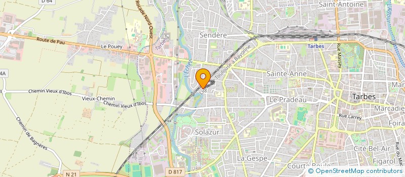 localisation de l'entreprise CASTETS-ORAZI  TARBES