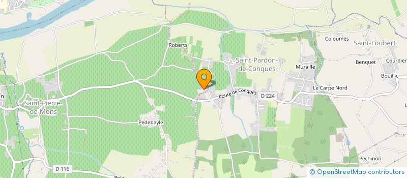 localisation de l'entreprise CASTETS TEAM TRAIL  CASTETS ET CASTILLON