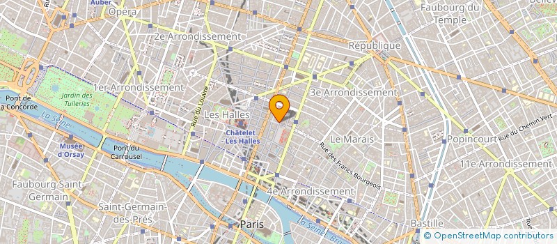 localisation de l'entreprise CASTEX à PARIS