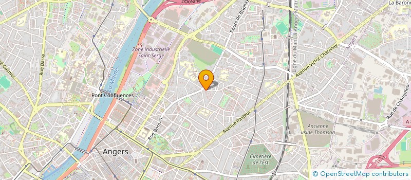 localisation de l'entreprise CASTI à ANGERS