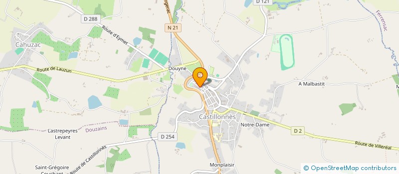 localisation de l'entreprise CASTI FESTIVAL  CASTILLONNES