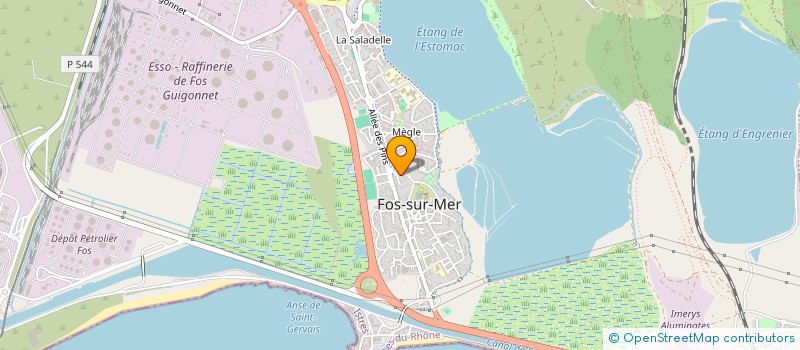 localisation de l'entreprise CASTIGLI à FOS-SUR-MER