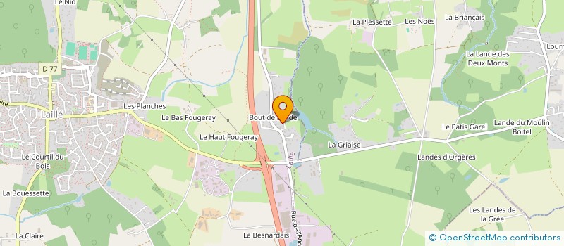 localisation de l'entreprise CASTIGLIONE  LAILLE