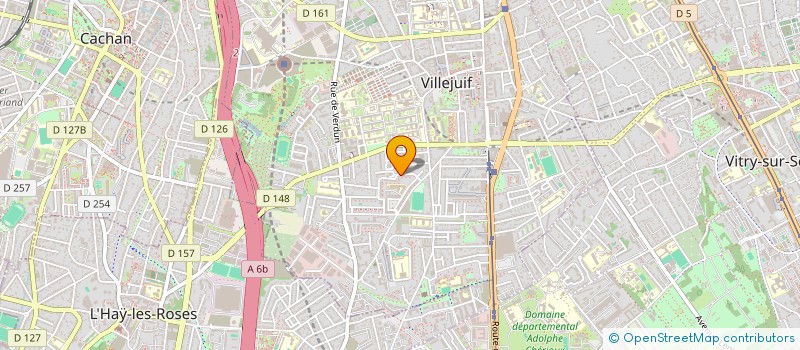 localisation de l'entreprise CASTIGLOBE à VILLEJUIF