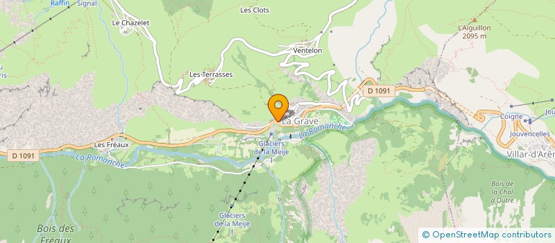 localisation de l'entreprise CASTILLAN HOTEL  LA GRAVE