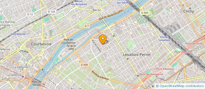 localisation de l'entreprise CASTILLO à LEVALLOIS-PERRET