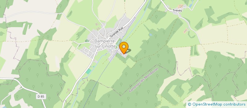 localisation de l'entreprise CASTILLON  DAMPIERRE-SUR-LINOTTE