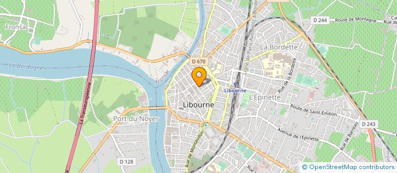 localisation de l'entreprise CASTILLON BRICOLAGE à BORDEAUX