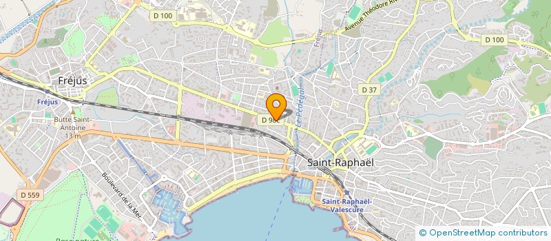 localisation de l'entreprise CASTILLON & CO  FREJUS