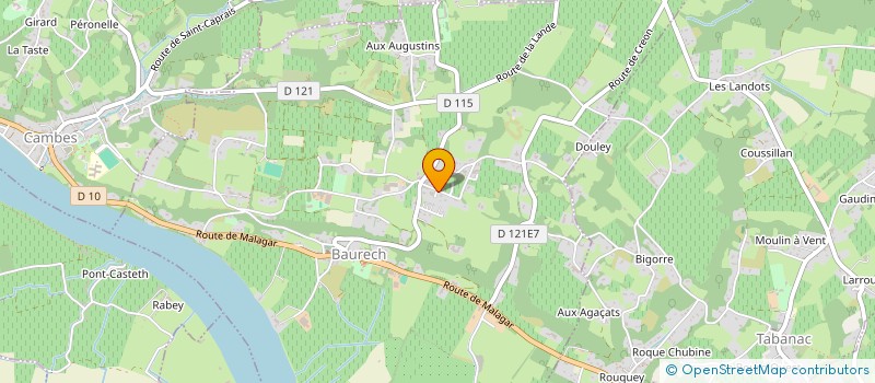 localisation de l'entreprise CASTILLON PLOMBERIE  BAURECH