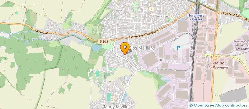 localisation de l'entreprise CASTIMMO  MARLY-LA-VILLE