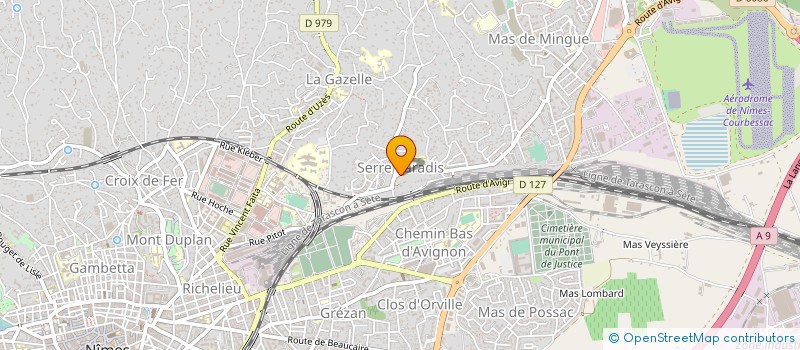 localisation de l'entreprise CASTIMMOB à NIMES