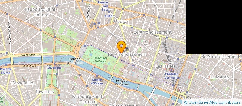 localisation de l'entreprise CASTIN GILLES VILLARET à PARIS