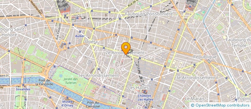 localisation de l'entreprise CASTINET  PARIS