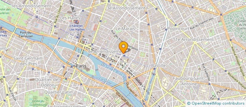 localisation de l'entreprise CASTING à PARIS