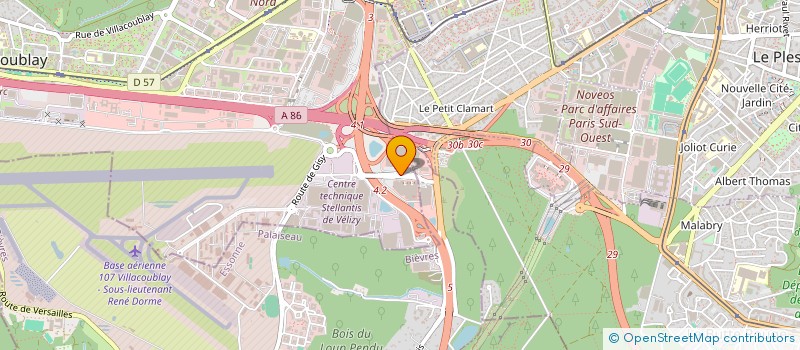 localisation de l'entreprise CASTING à VELIZY-VILLACOUBLAY
