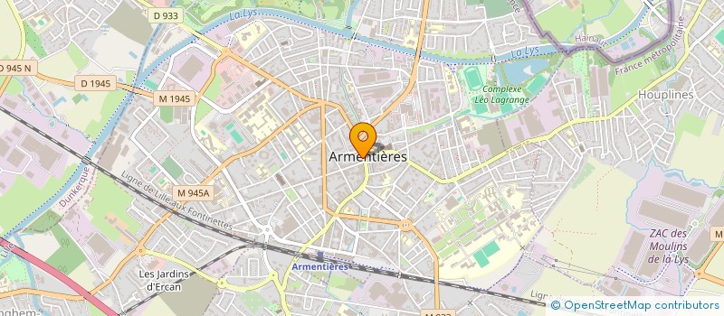 localisation de l'entreprise CASTING  ARMENTIERES