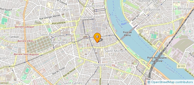 localisation de l'entreprise CASTING à BORDEAUX