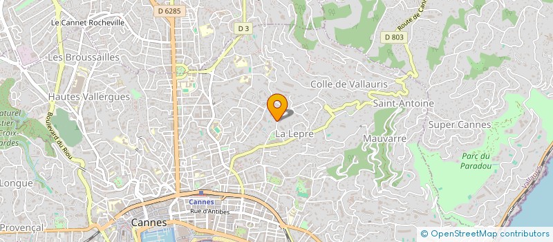 localisation de l'entreprise CASTING MAS à CANNES