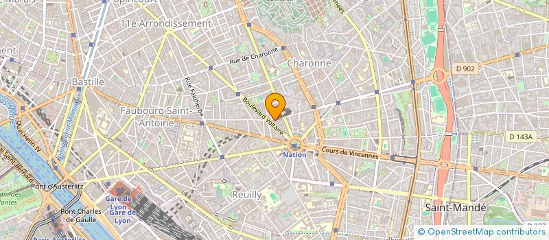 localisation de l'entreprise CASTISEN  PARIS