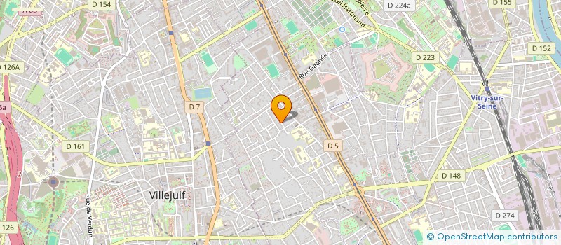 localisation de l'entreprise CASTIZO à VITRY-SUR-SEINE