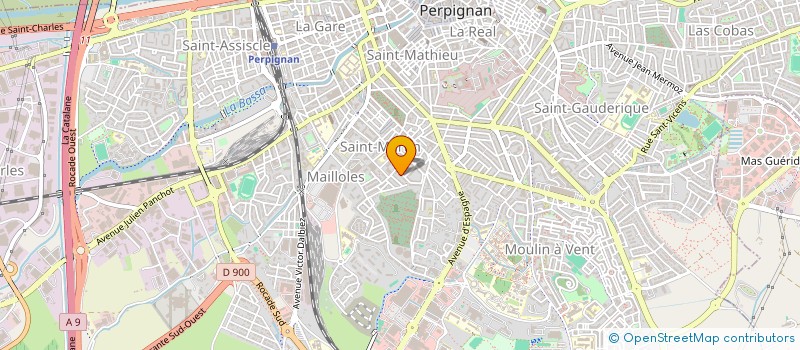 localisation de l'entreprise CASTLANIA à PERPIGNAN