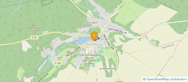 localisation de l'entreprise CASTLE  PIERREFONDS