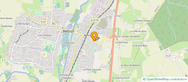 localisation de l'entreprise CASTLE DEVELOPPEMENT à BETTON