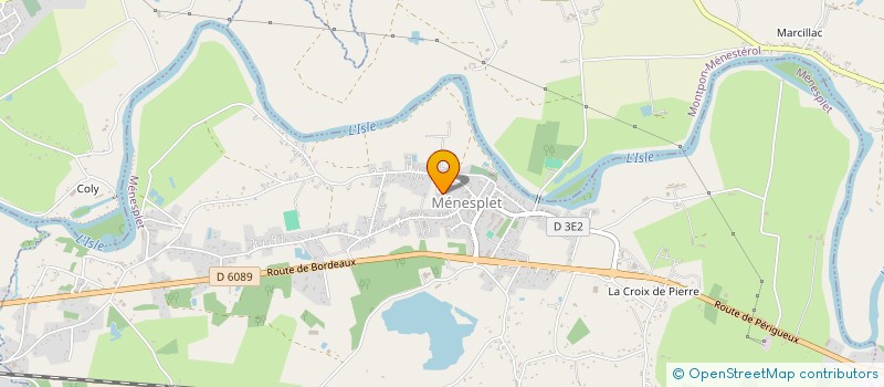 localisation de l'entreprise CASTLE LEROY  MONTPON-MENESTEROL