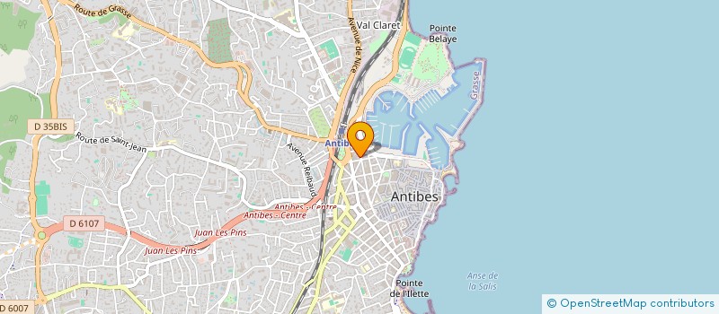 localisation de l'entreprise CASTLEMAIN  ANTIBES