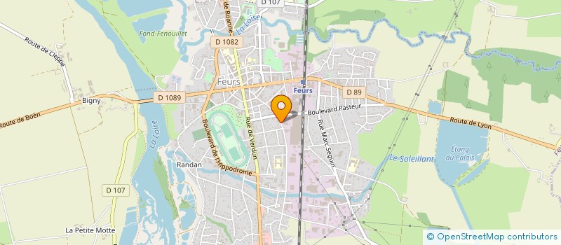 localisation de l'entreprise CASTMETAL FEURS à FEURS