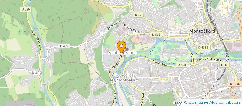 localisation de l'entreprise CASTMETAL FWF à SAINTE-SUZANNE